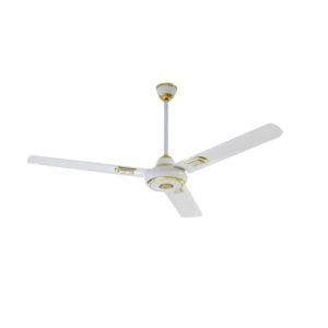 USDC-148 Industry Ceiling Fan Manufacturer 56 Inch 3 Metal Blades Industry Fan with Gold Design