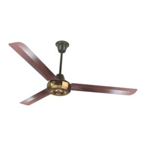 USCF-167 ODM 56 Inch 3 Metal Blades Large Industrial Ceiling Fan Ultrastrong Wind with Brown Color