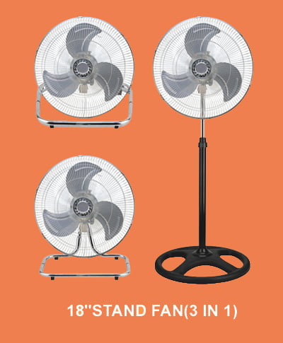 18” Stand Fan (3 in 1) | Standing Fan Suppliers